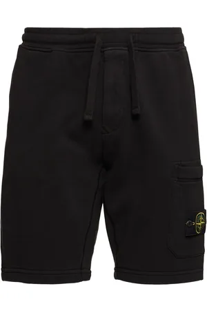 Stone Island Shorts De Algodón