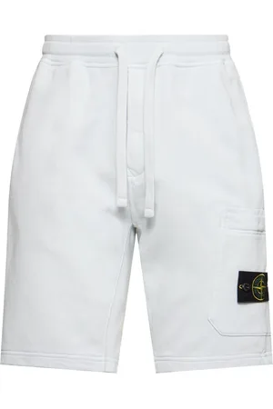 Stone Island Cotton Logo Patch Shorts