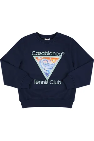 Casablanca Sudadera De Algodón Con Cuello Redondo