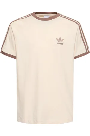 adidas Camiseta De Algodón Con 3 Bandas