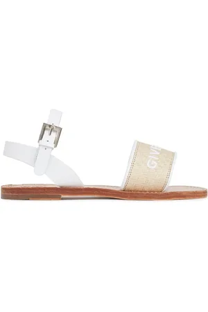 Givenchy Sandalias De Piel Con Logo
