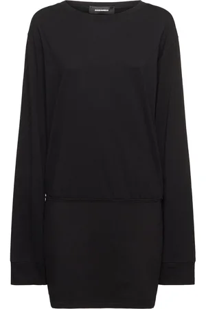 Dsquared2 Vestido Corto De Jersey De Algodón