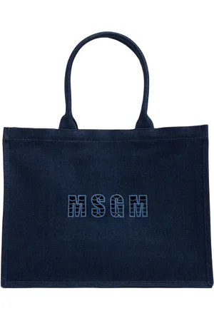 Msgm Bolso Shopping De Denim