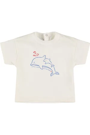 Petit Bateau Camiseta De Jersey De Algodón Estampada