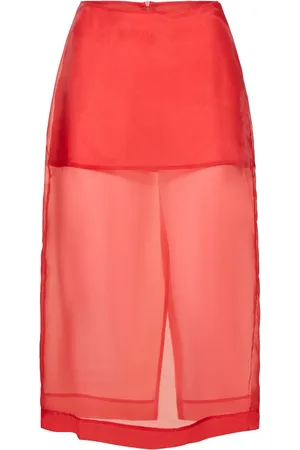 The Frankie Shop Falda Midi De Seda