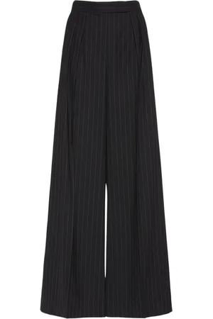 Max Mara Pantalones Anchos De Lana