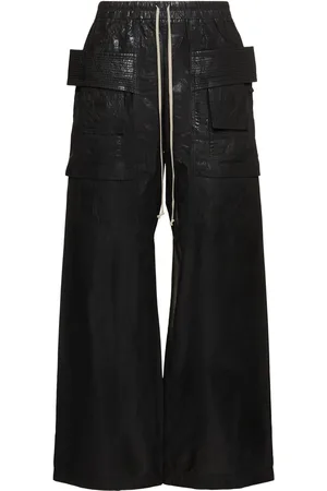 Rick Owens Pantalones Cargo Anchos