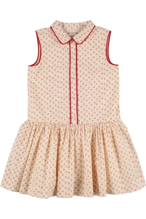 BONPOINT Vestido De Algodón Sin Mangas