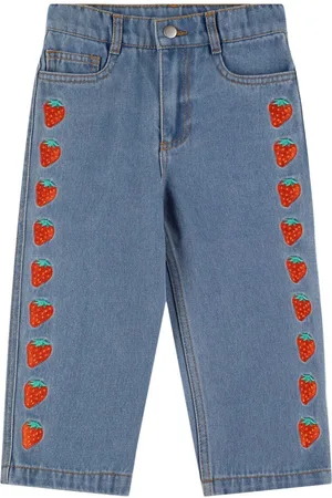 Tiny Cottons Jeans De Algodón Con Bordado