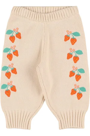 Tiny Cottons Pantalones De Punto De Algodón Bordada
