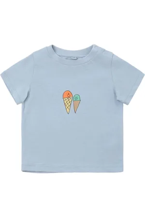Stella McCartney Camiseta De Algodón Jersey Estampada