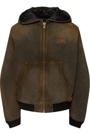 Maison Margiela Chaqueta De Algodón Con Capucha
