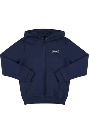 Kenzo Sudadera De Algodón Con Cremallera