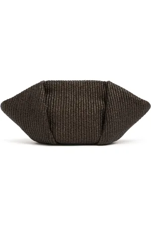 Brunello Cucinelli Clutch Pequeño De Rafia