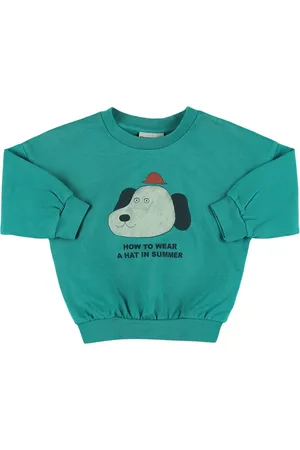The Campamento Sudadera De Algodón Estampada