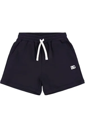 Dolce & Gabbana Shorts Deportivos De Algodón Con Logo