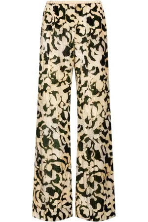 FORTE FORTE Pantalones Acampanados De Terciopelo