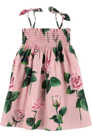 Dolce & Gabbana Vestido De Algodón Estampado
