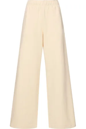 Moncler Wide Leg Cotton Track Pants