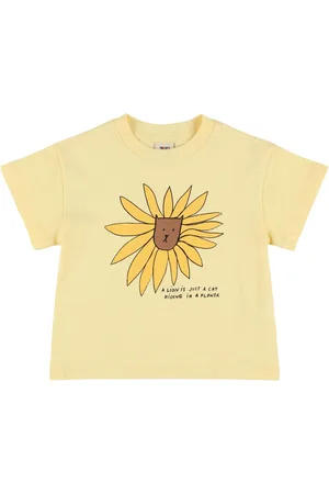 Jelly Mallow Camiseta De Jersey De Algodón Estampada
