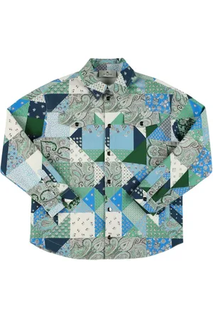 Etro Chaqueta De Algodón Patchwork