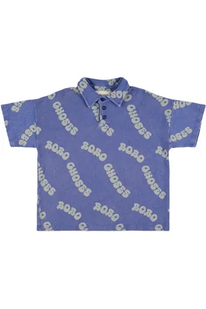 Bobo Choses Camiseta Polo De Algodón Jersey Estampado