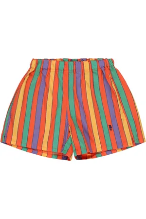 Bobo Choses Shorts De Popelina De Algodón A Rayas