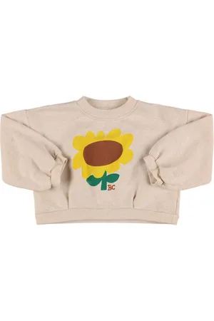 Bobo Choses Sudadera Cropped De Algodón Estampado