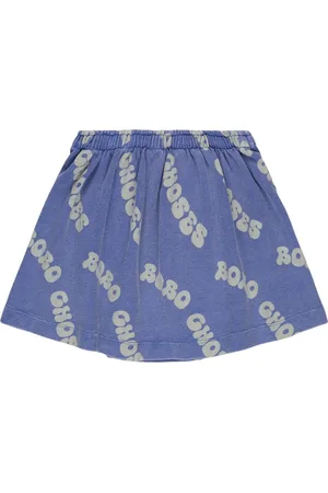 Bobo Choses Falda De Algodón Jersey Con Estampado