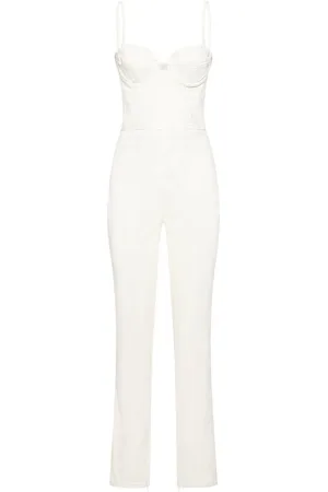 MAGDA BUTRYM Jumpsuit De Denim De Algodón Stretch