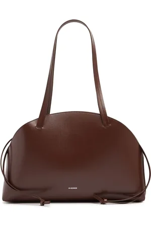 Jil Sander Bolso Mediano Curve De Piel Palmellata