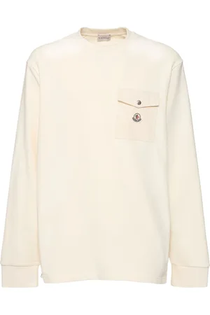 Moncler Sudadera De Algodón Con Bolsillo