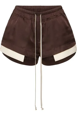 Rick Owens Shorts Bóxer De Charmeuse