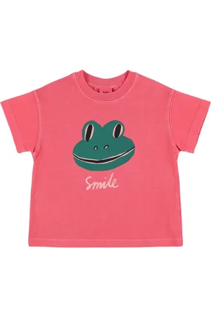 Jelly Mallow Camiseta De Algodón Jersey Con Estampado