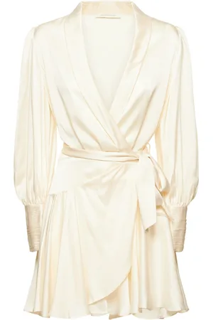 ZIMMERMANN Vestido Corto Envolvente De Seda