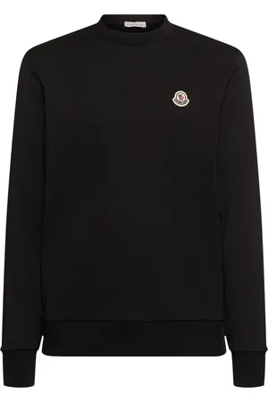 Moncler Sudadera De Algodón Con Parche
