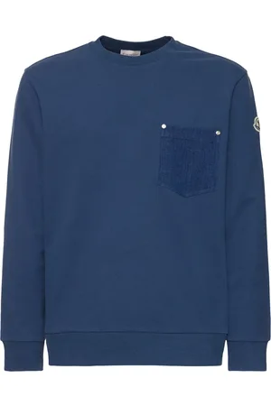 Moncler Sudadera De Denim De Algodón