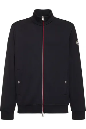 Moncler Sudadera De Algodón Con Cremallera