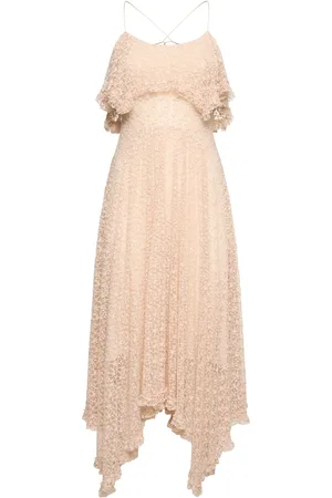 Serafini Vestido De Encaje De Algodón