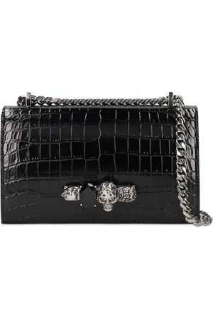Alexander McQueen Bolso Jewelled Satchel De Piel