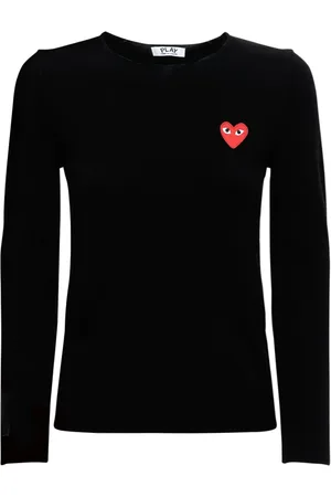 Comme des Garçons Suéter De Punto De Lana Con Logo