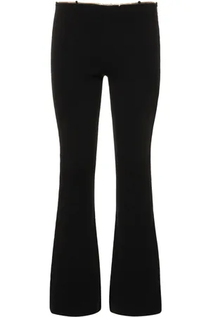 Alexander Wang Pantalones De Lana Con Cadena