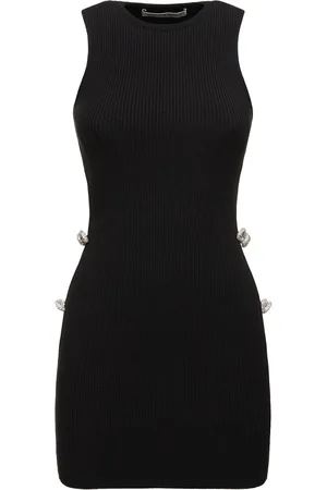 Mach & Mach Vestido Corto De Punto Stretch