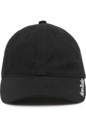 Acne Studios Gorra De Algodón Con Logo