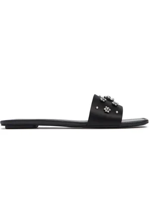 Stuart Weitzman Sandalias Planas De Satén 10mm