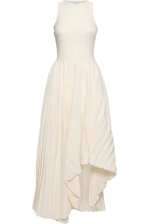 Alexander McQueen Vestido De Algodón Jersey