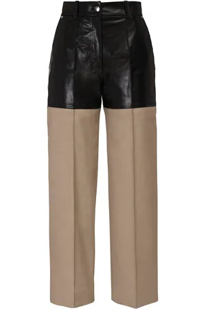 Peter Do Pantalones De Piel Y Lona