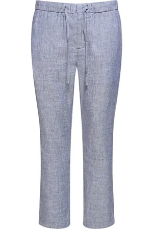 Frescobol Carioca Pantalones Chino De Lino Y Algodón