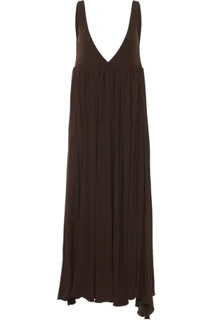 Khaite Vestido Largo De Viscosa De Jersey Crepé