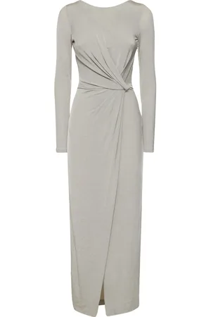 Giorgio Armani Vestido Largo De Jersey Drapeado